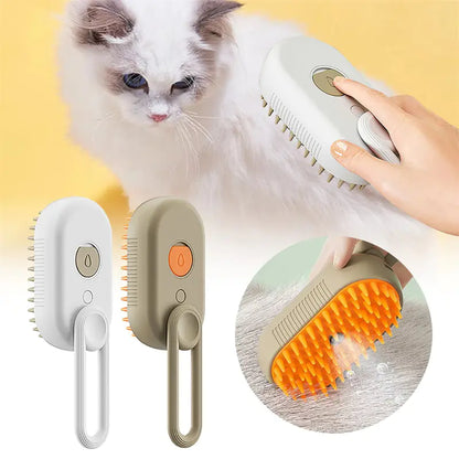 Pet Steam Grooming Brush