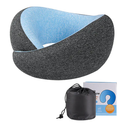 Memory Foam U-Shaped Travel Neck Pillow (Portable)